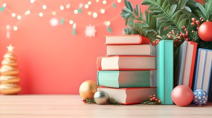 Cozy Christmas Still Life with and Warm Lighting