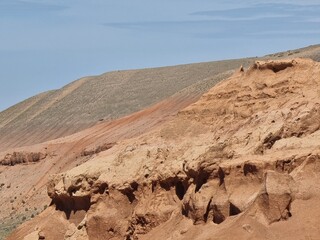 beautiful landscape in the desert
