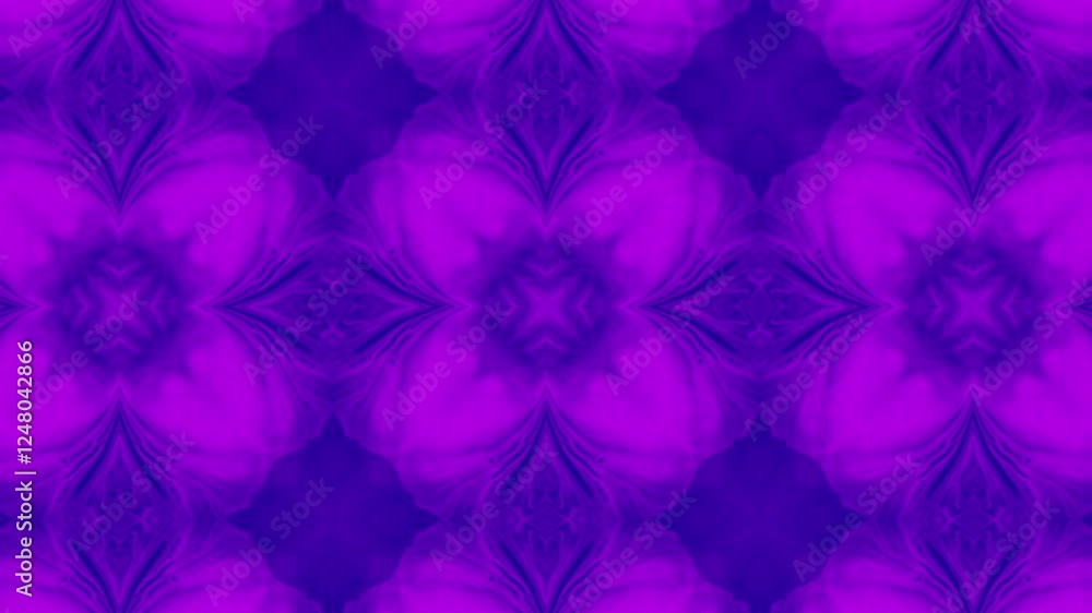 Poster colorful background with a pattern of squares and circles. the squares are purple