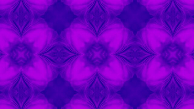 Colorful background with a pattern of squares and circles. The squares are purple