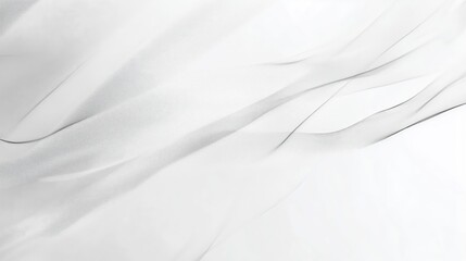 Obraz premium Minimalist Black and White Flowing Fabric Texture with Soft Transparent Waves, Elegant Abstract Design, and Gentle Motion