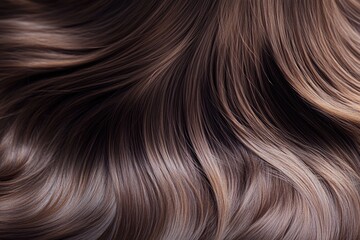 Fototapeta premium Close-up shot of a woman's hairstyle, great for beauty or fashion concept images