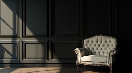 Elegant Armchair in a Classic Interior