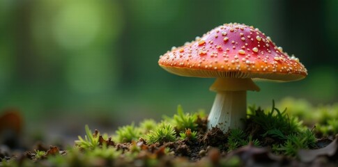 Single large mushroom cap with intricate details, surreal, nature, artistic