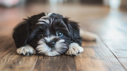 Cute Puppy with Big Eyes