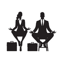 ATV four wheeler riding silhouette vector illustration