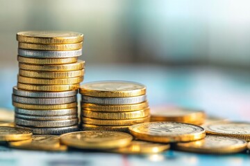A stack of currency sitting on a flat surface, often used as a metaphor for wealth or abundance