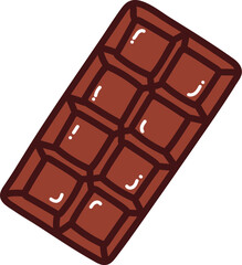 Chocolate Bar with Milk Chocolate Squares