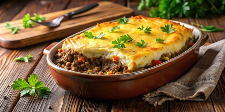 Hearty Brazillian Shepherd's Pie , Braised, Savory,  Braised, Savory, Flavorful, Comfort Food