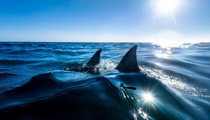 Naklejka premium サメ