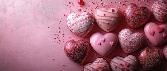 Heart-shaped treats for celebration and affection.