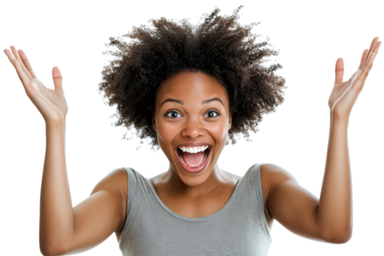 Exciting celebration of joy indoor studio portrait photography bright mood energetic perspective