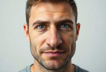 Fototapeta premium Male portrait with massive nose