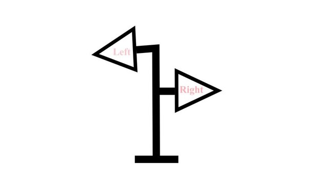 icon, vector, arrow, isolated, illustration, road, arrows, black, success, graphic, street, sign, strategy, print, traffic, decision, pointer, choice, solution, junction, forward, right, option, direc