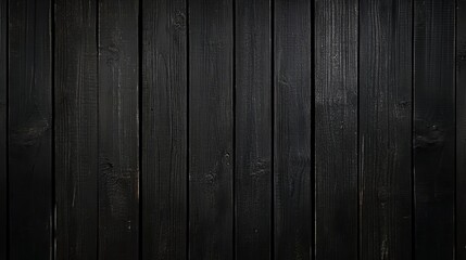 Fototapeta premium Versatile black wood surface suitable for various creative projects.