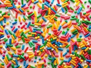 Fototapeta premium Colorful Sprinkle Pattern Background: Trendy Design for Banners, Posters, Flyers, Cards, and More