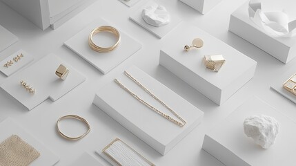 Online Jewelry Store: A minimalist website showcasing jewelry pieces.
