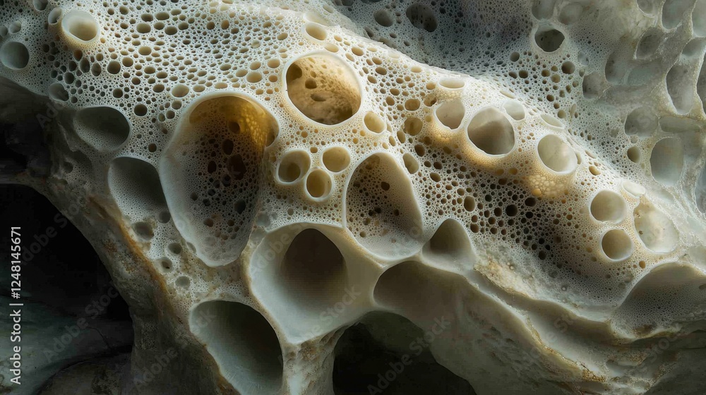 Poster fascinating geological patterns reveal intricate textures and shapes in ancient stone formations at 