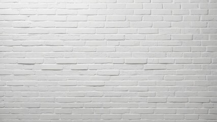 White Brick Wall Background for Minimalist Designs
