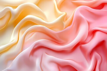 Obraz premium soft pastel Opalescent background. light pastel yellow and pink tones gradient. 