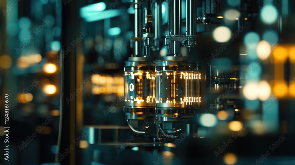 Poster close-up of an industrial electrical relay network, showcasing the essential components that enable 
