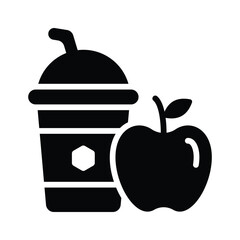 Get this amazing icon of smoothie in modern style
