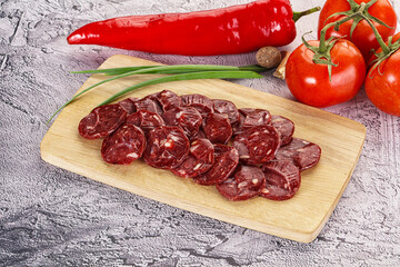 Wild Bear meat homemade sausages