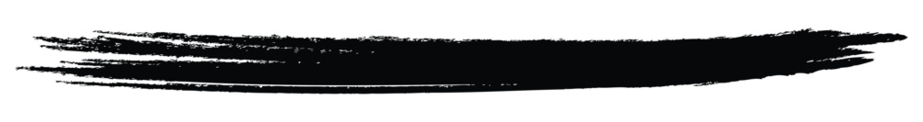 Black grunge brush stroke best for underline.