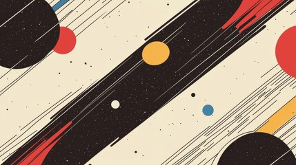 Obraz premium Abstract geometric shapes, dynamic design, background. Possible use for graphic design, poster, or web banner