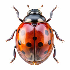 Ladybug Isolated on Transparent Background Perfect for Designs