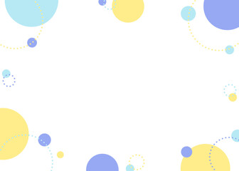 丸のポップなフレーム