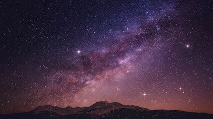 Naklejka premium starry night sky