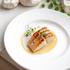 Delicious Gourmet Dish with Elegant Presentation	