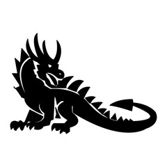 Obraz premium Dragon icon