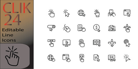 clik icon set cannot be edited already expanded and merged