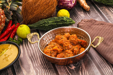 Indian cuisine - Prawns malabar masala