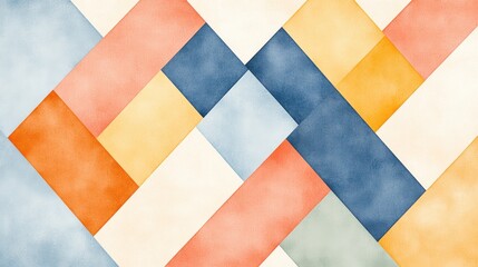Abstract geometric pattern featuring soft colors and intersecting shapes, ideal for backgrounds