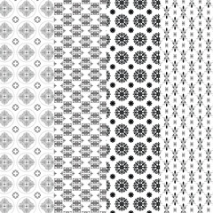 black and white seamless pattern