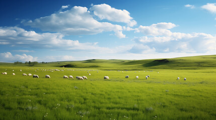 Photos of pasture background, light day