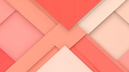 Abstract geometric patterns in warm coral tones, creating a modern design aesthetic for backgrounds