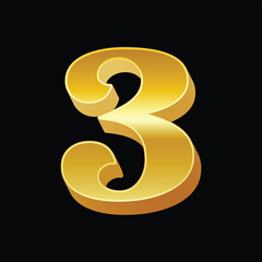 Naklejka premium Luxury Alphabet