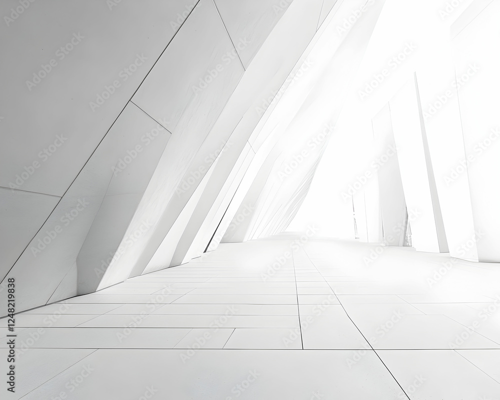 Poster gray and white diagonal line architecture geometry tech abstract subtle background