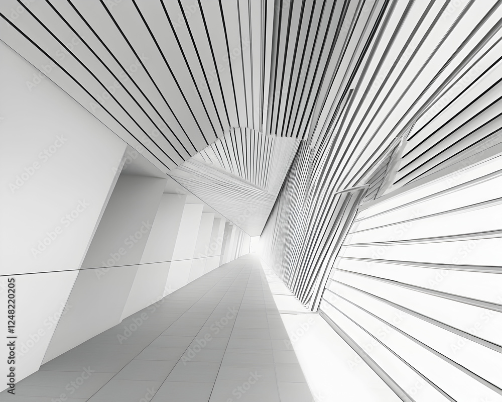 Poster gray and white diagonal line architecture geometry tech abstract subtle background