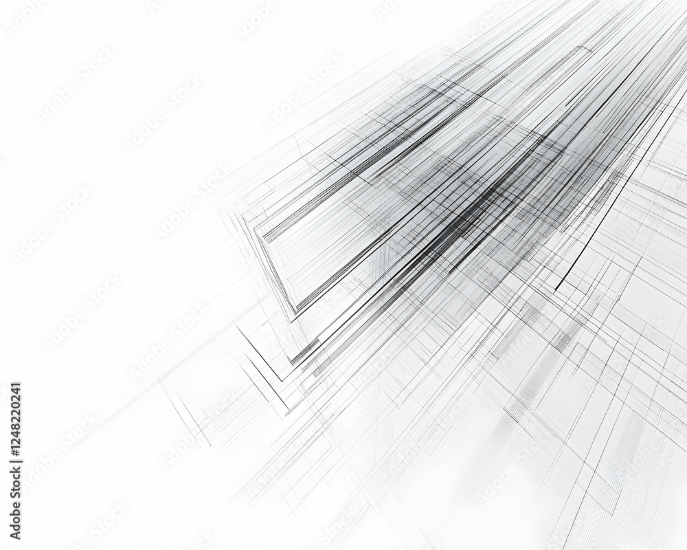 Poster gray and white diagonal line architecture geometry tech abstract subtle background