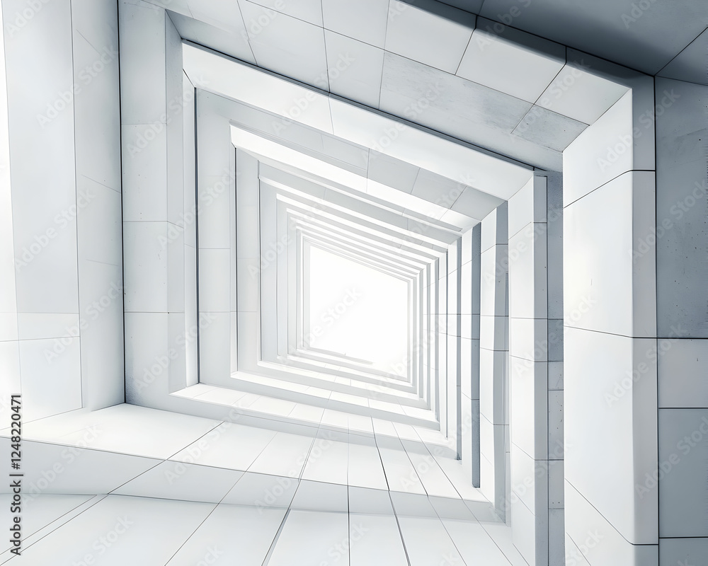Fototapete gray and white diagonal line architecture geometry tech abstract subtle background