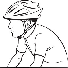 Minimalist Black Bicycle Icons: Perfect for Your Design Needs