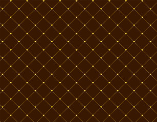 バレンタインデーの背景イラスト素材 ベクター ハート キルト柄 シームレスパターン