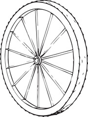 Minimalist Black Bicycle Icons: Perfect for Your Design Needs