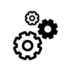 設定イメージの歯車アイコンのイラスト
