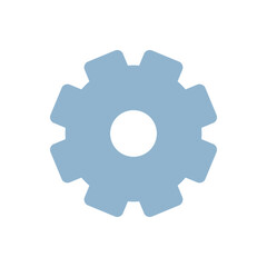 設定イメージの歯車アイコンのイラスト